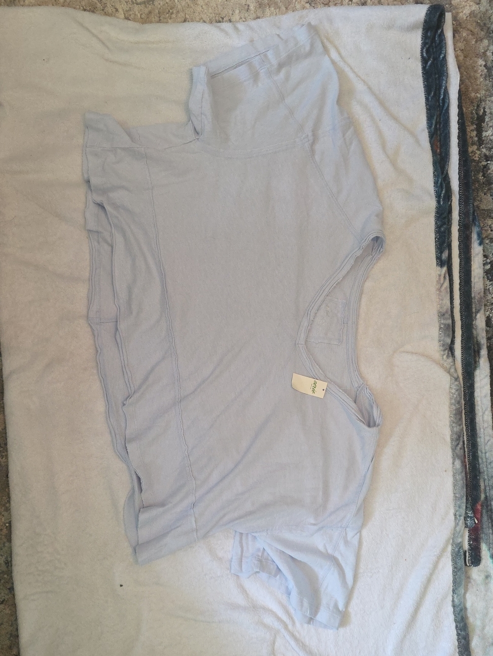 aerie Light Blue Short Sleeve Crew Tee